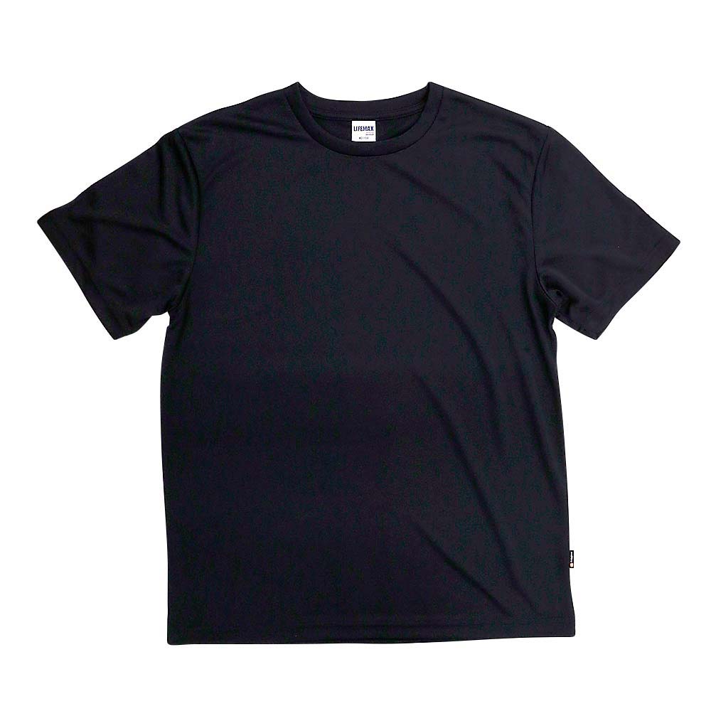 ポリジンドライTシャツ MS1154-16 ブラック-XXXXL(5L)　ブラック 5L