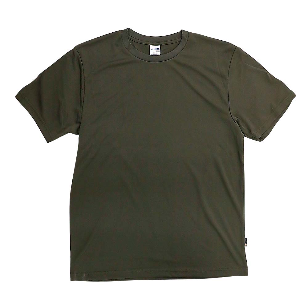 ポリジンドライTシャツ MS1154-24 カーキ 130　カーキ 130