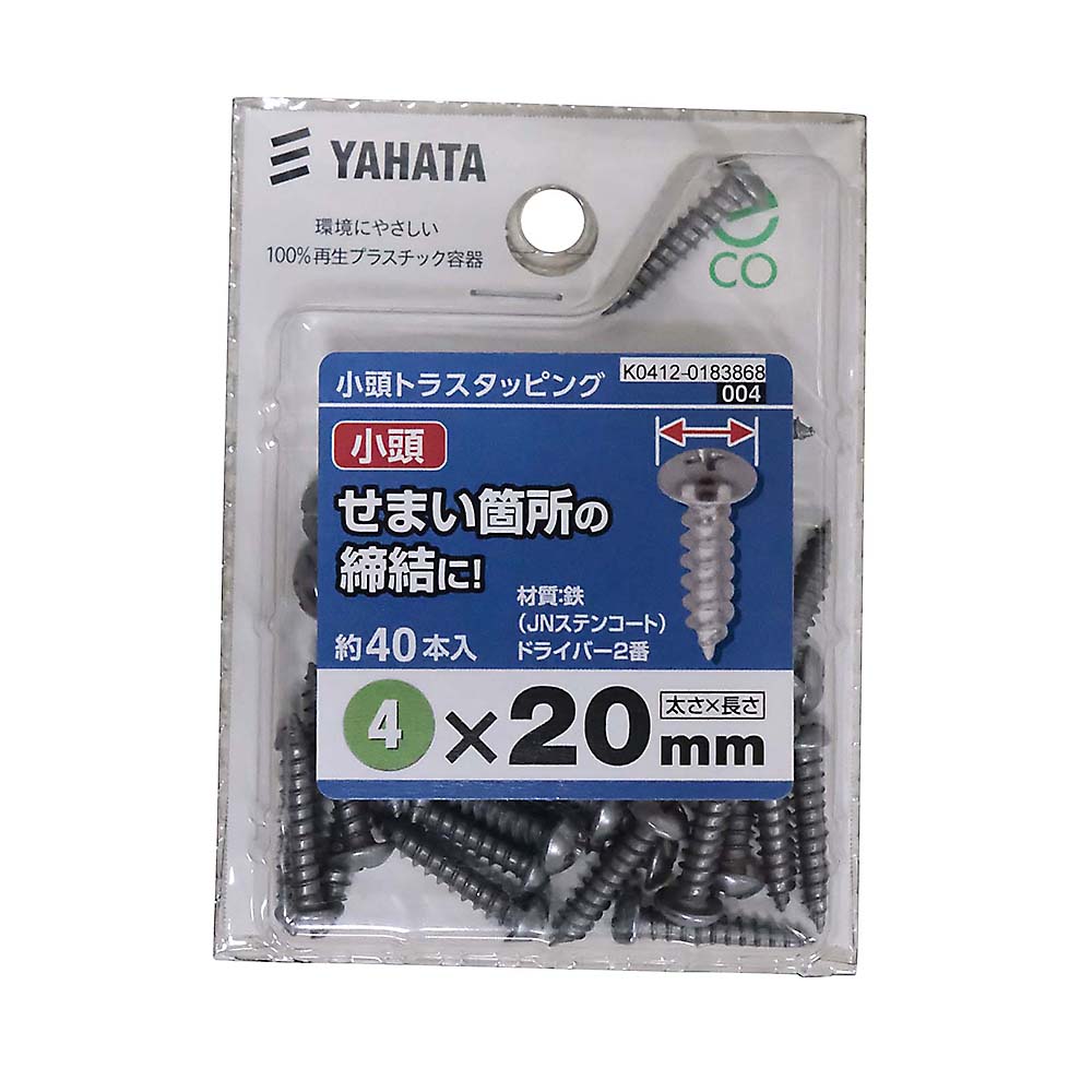 小頭トラスタッピング(中)4X20