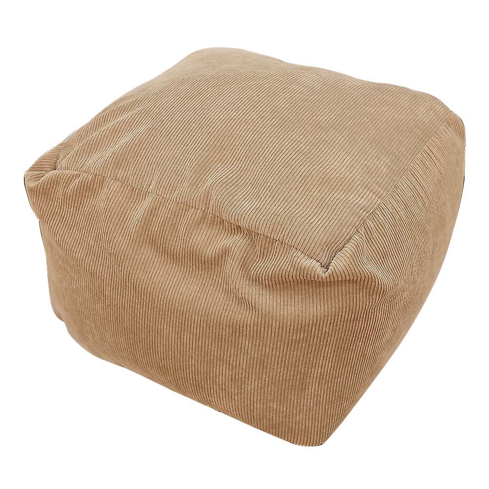 カバーが洗えるビーズクッション BE　45x45xH30cm