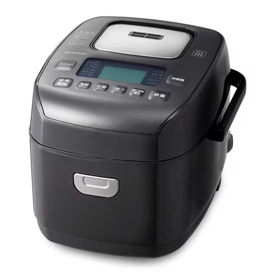 アイリス　圧力ＩＨジャー炊飯器　３合　ブラック　ＲＣ－ＰＤＡ３０－Ｂ