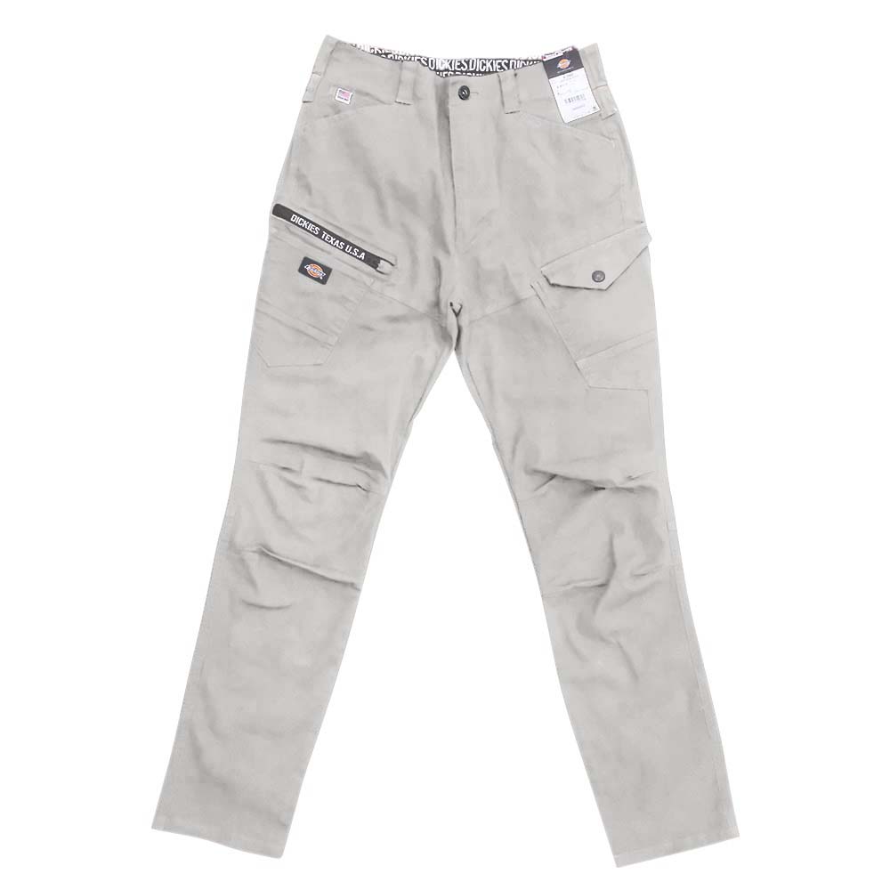 ストレッチカーゴパンツD2885　シルバーM