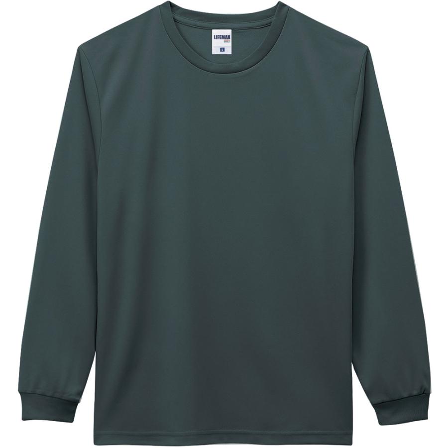 ４．３オンスドライロングスリーブＴシャツ（ポリジン加工）
