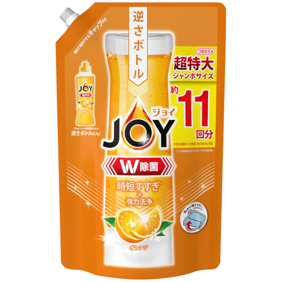 除菌ジョイコンパクトバレンシアオレンジの香り 詰替ジャンボサイズ　1425ml