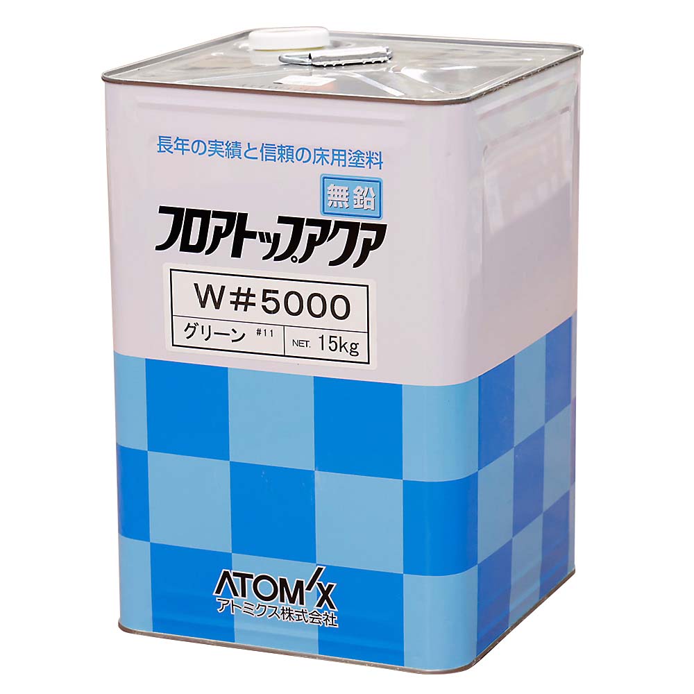 フロアトップアクアW#5000 グリーン　15kg