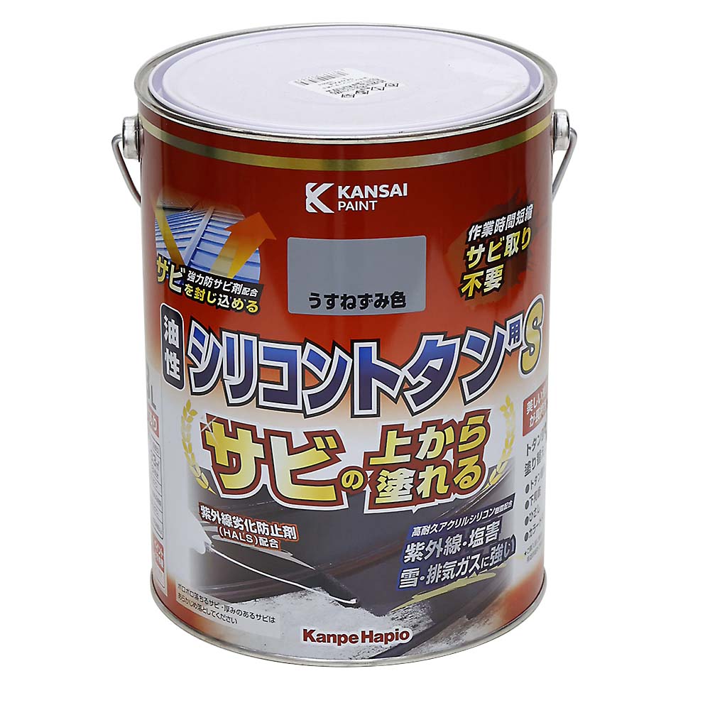 油性シリコントタン用Ｓ　ウスネズミイロ　３Ｌ