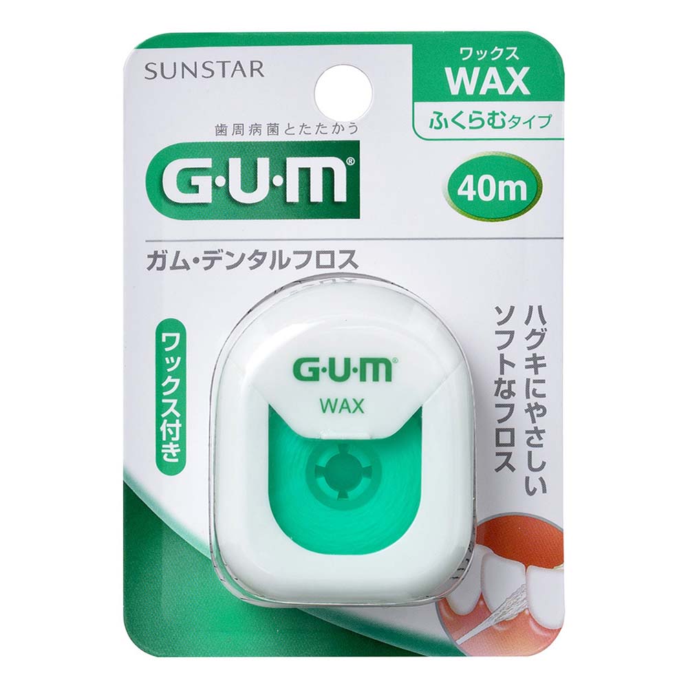 GUMデンタルフロス40Mワックス