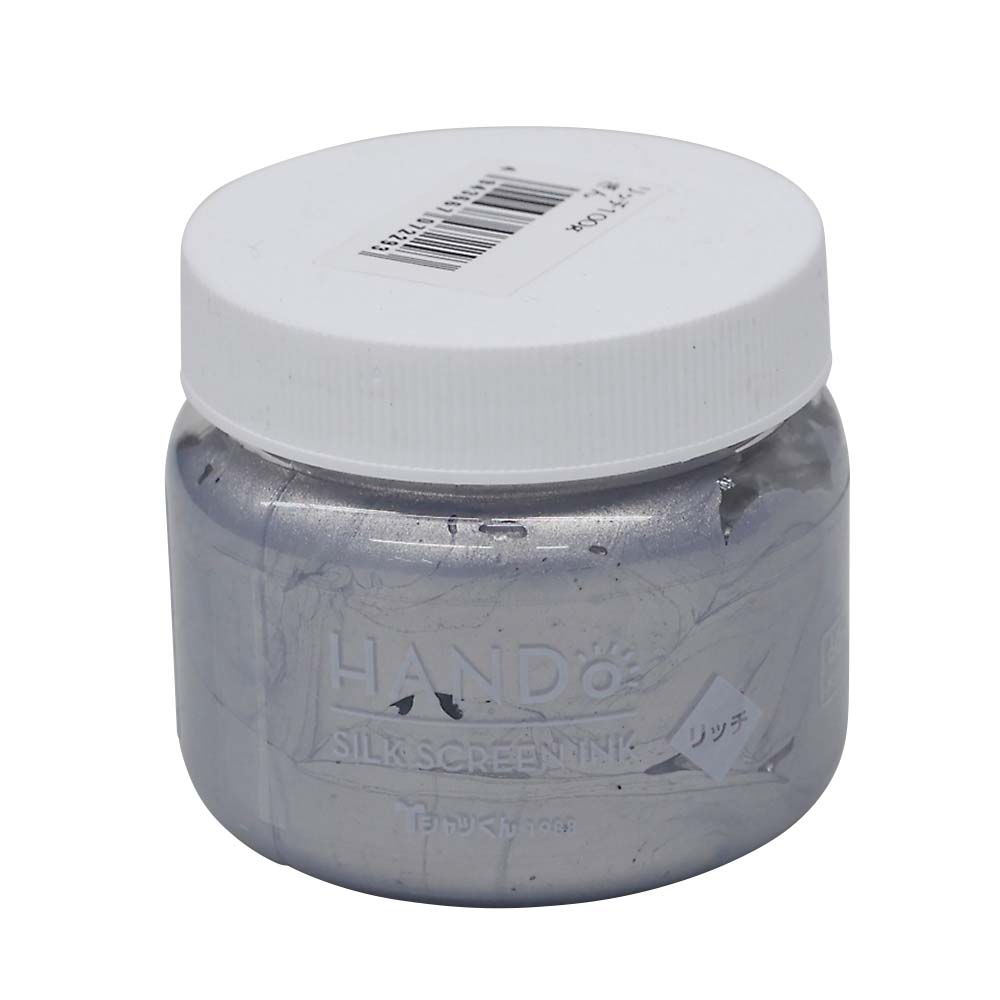 シルクスクリーンインク　リッチ　１００ｇ　ぎん