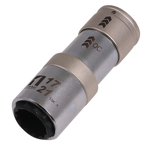 MT QCソケット ダブル17/21mm12角　IM-4W1721I-12K
