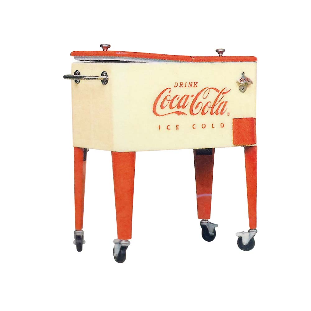 コカコーラ レトロクーラー60qt クリームレッド コカコーラ レトロクーラー60qt クリームレッド