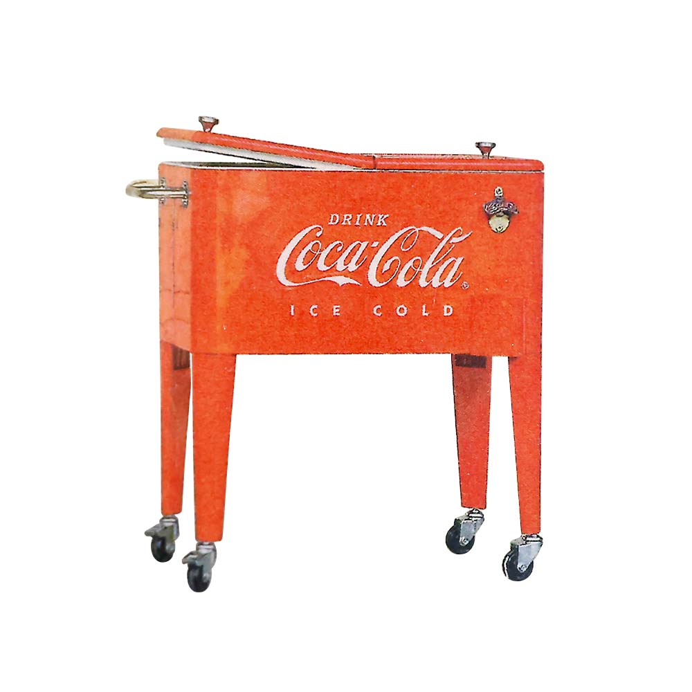 コカコーラ レトロクーラー60qt レッドホワイト コカコーラ レトロクーラー60qt レッドホワイト