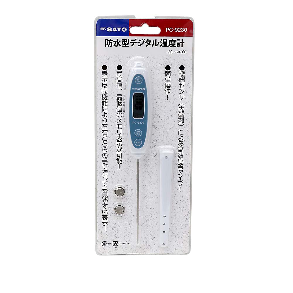 デジタル式防水温度計　ＰＣ－９２３０