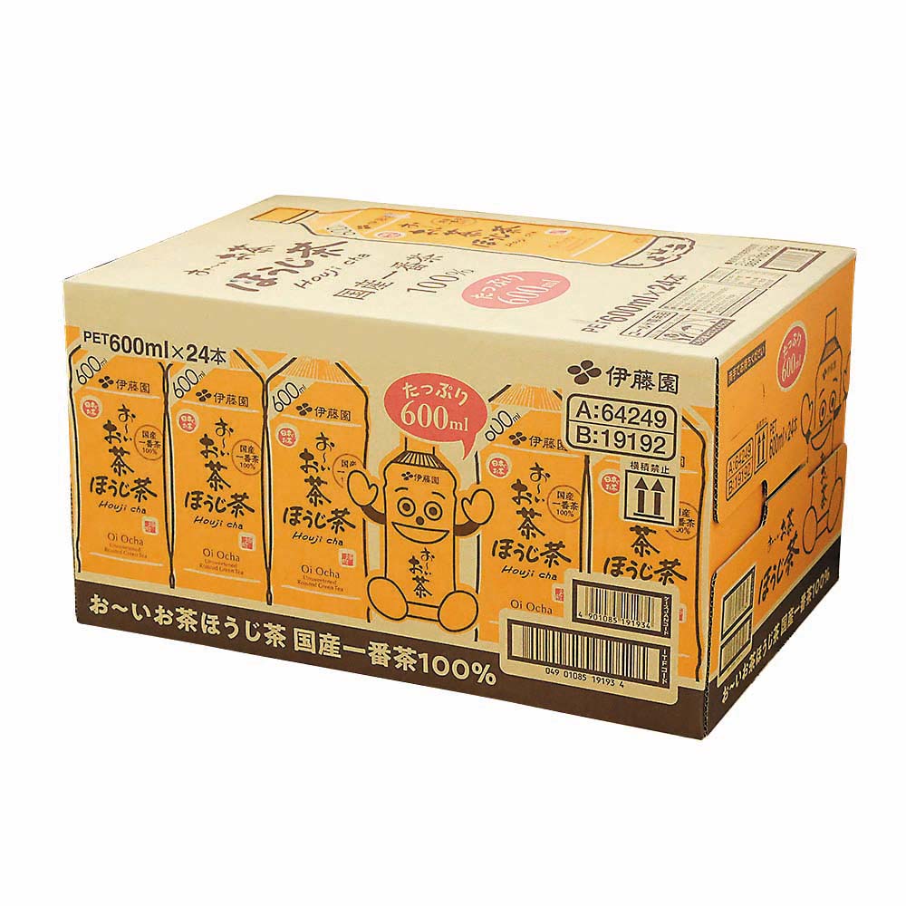 伊藤園　おーいお茶ほうじ茶６００ml　ケース２４本　ケース