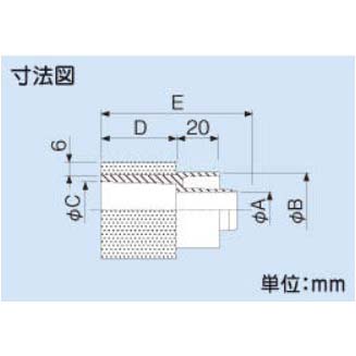 断熱ドレンジョイント　ＤＳＨ－２０ＮＶ