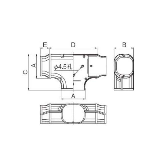 ＳＤＴ型ジョイント　アイボリー　ＳＴ－１００－Ｉ