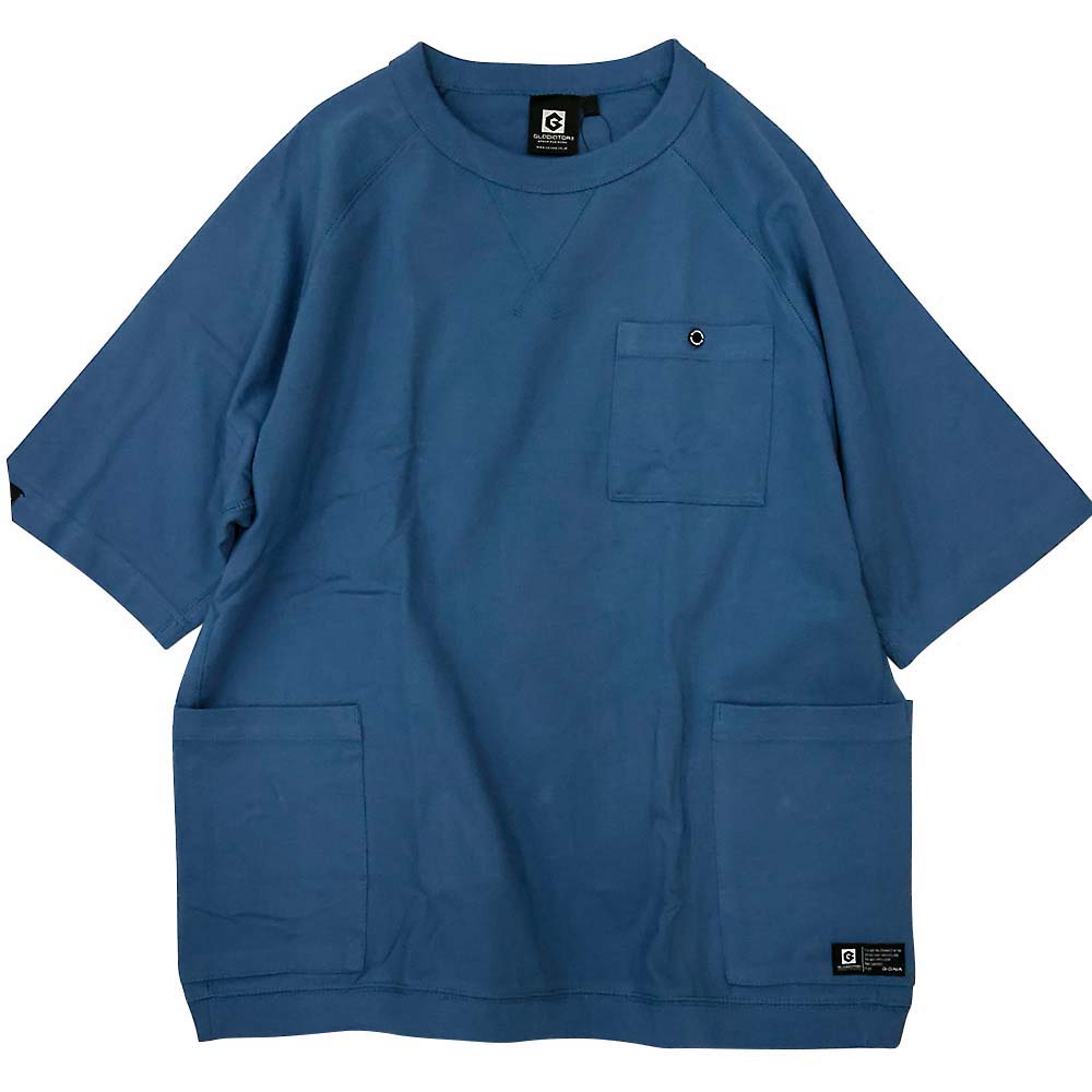 G947 5ポケットハンソデ Tシャツ　Sブルー 3L