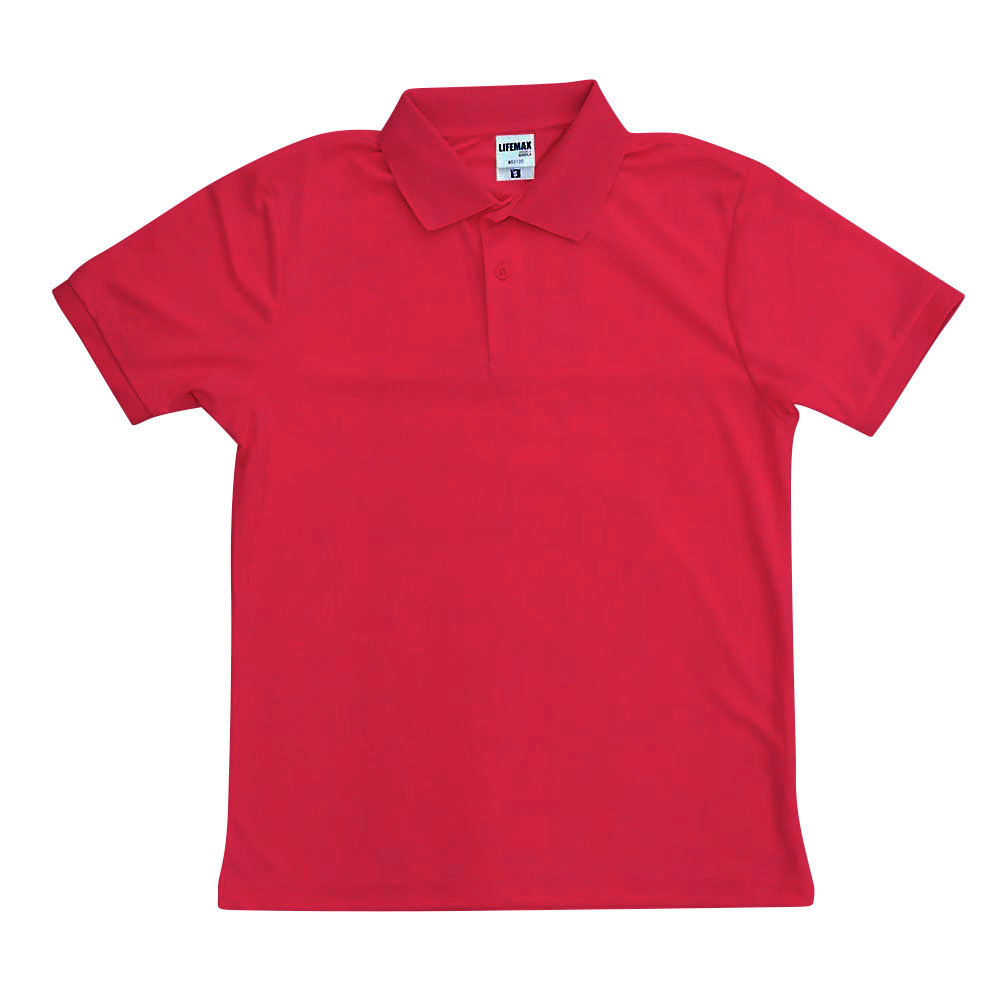 ポリジンベーシックドライポロＭＳ３１２０－３　レッド　Ｌ
