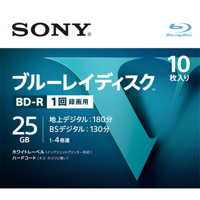SONY ブルーレイディスク 10P　10BNR1VLPS4