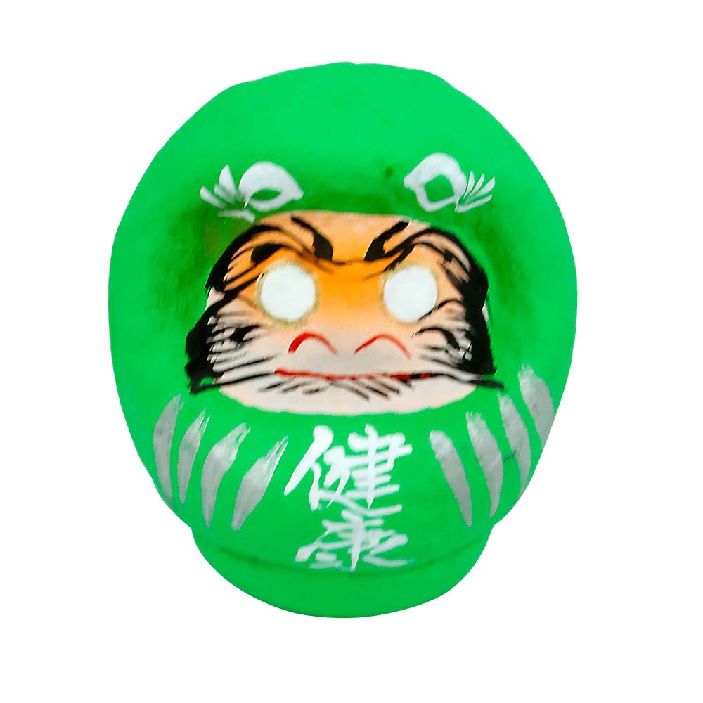 願いダルマ 緑