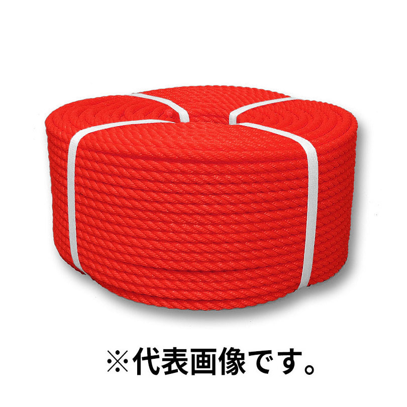HZロープ 赤　6mmx200m巻