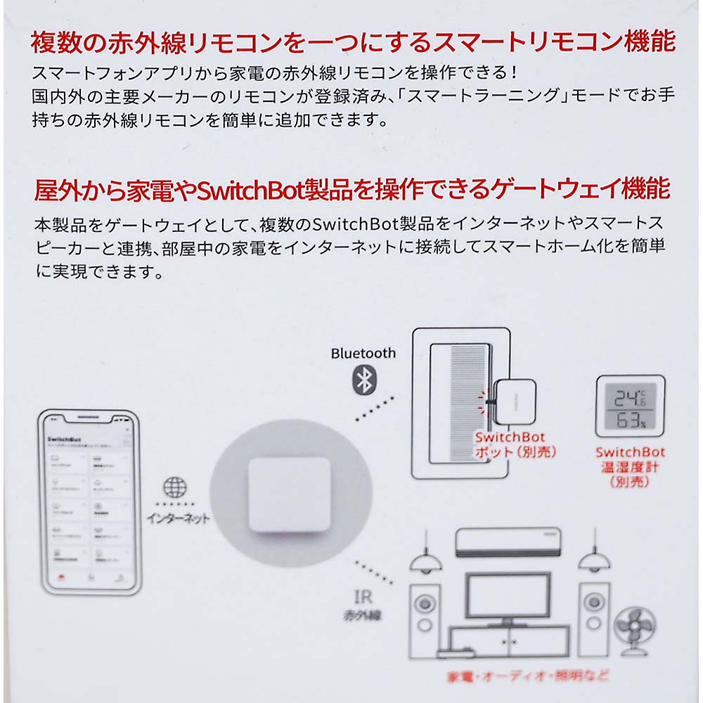 SwitchBot ハブミニ W0202200-GH　SwitchBotIRリモコン