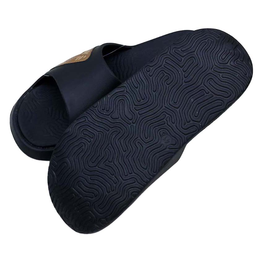PEAKタイチスライドTS-02 ブラック/ゴールド　M 24.5-25.5cm