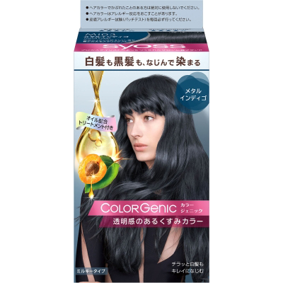 サイオス カラージェニック ミルキーヘアカラー MI03メタルインディゴ