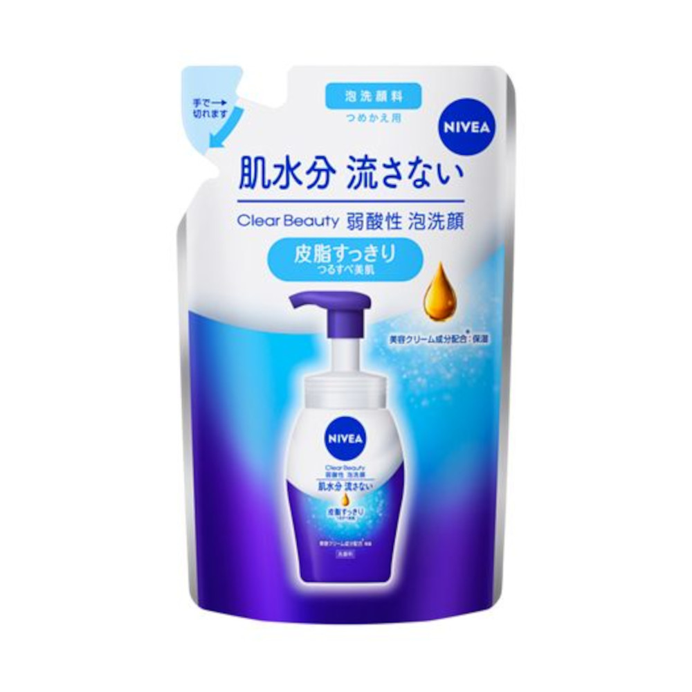 ニベアCB泡洗顔 皮脂すっきり つめかえ用　130ml