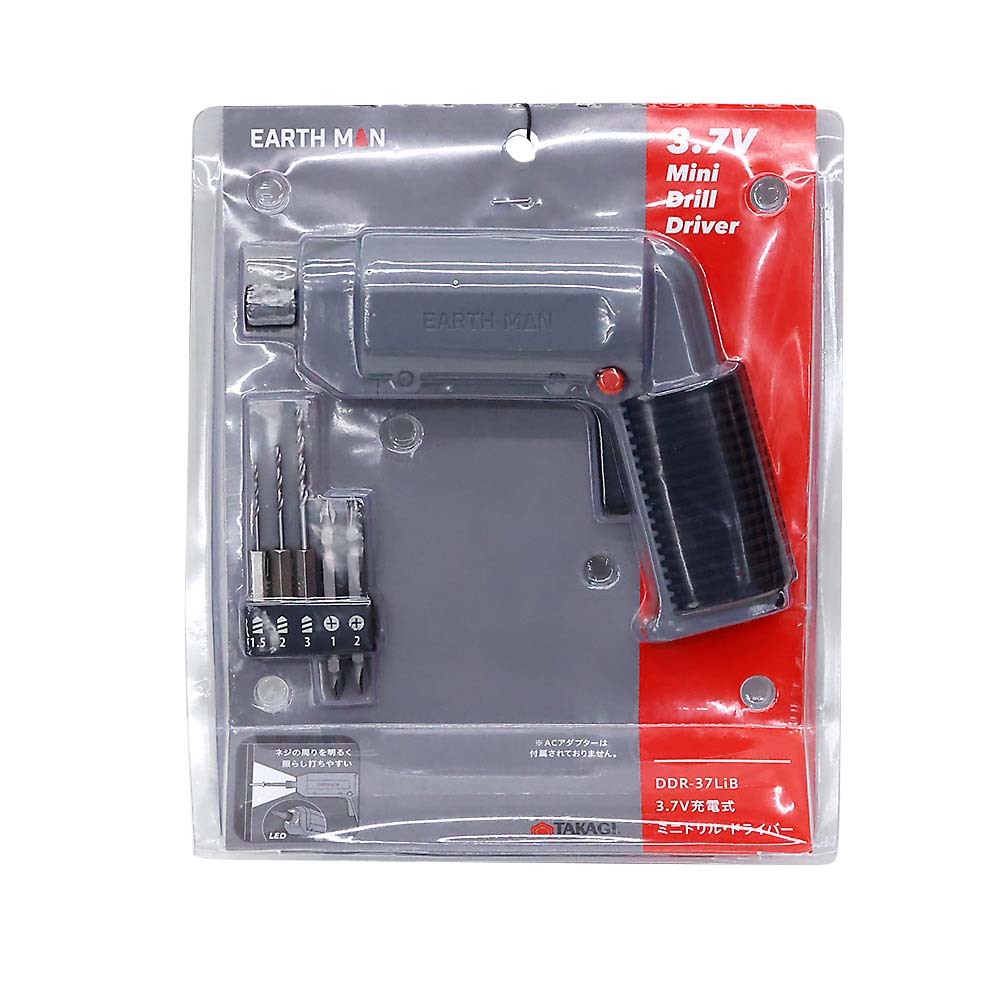 EARTHMAN 3.7V充電ドリルドライバー DDR-37LiB　DDR-37LiB