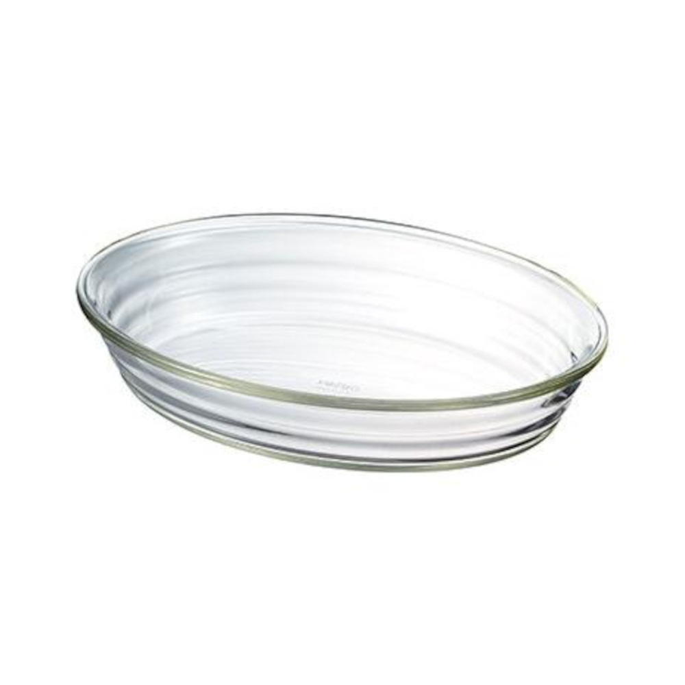 耐熱ガラス製オーバル皿１１００　ＨＯＶ－１１０－ＢＫ