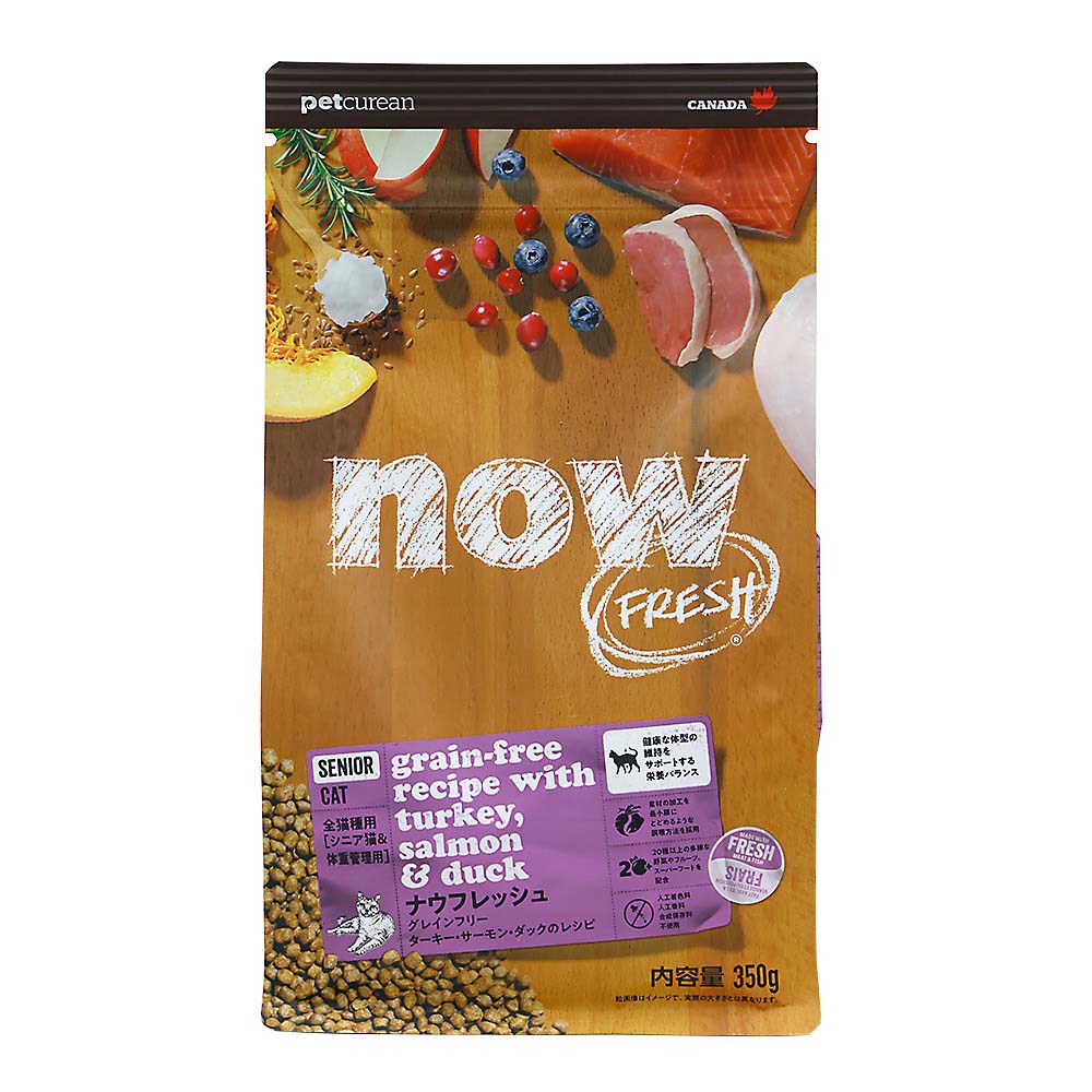 ＮＯＷ　ＦＲＥＳＨ　Ｇｒａｉｎ　Ｆｒｅｅ　シニアキャット＆ウェイトマネジメント３５０ｇ　３５０ｇ