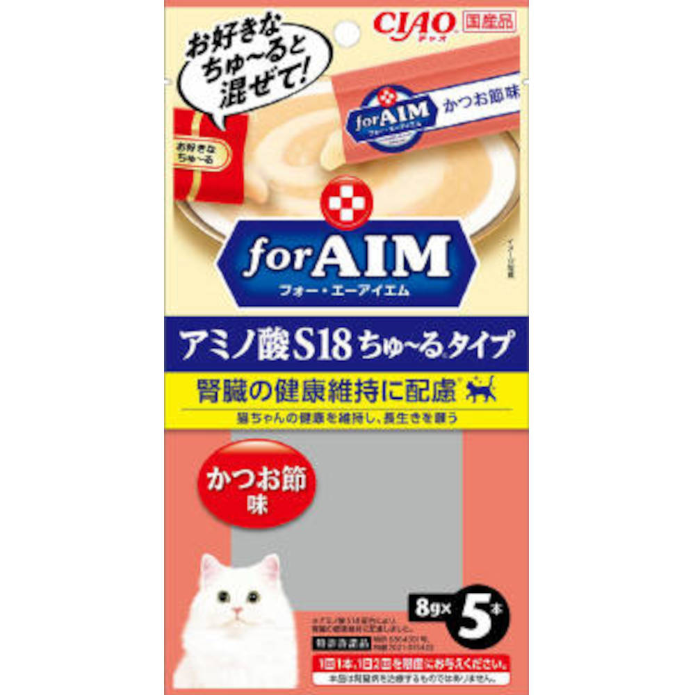 CIAO for AIM ちゅ~る かつお節味　8gX5本