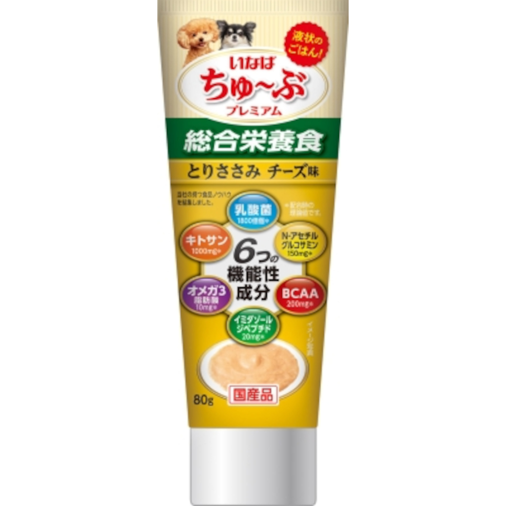 いなば ちゅ~ぶプレミアム とりささみ チーズ味　80g