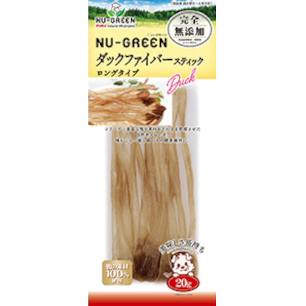 ペティオ ニューグリーン 完全無添加ダックファイバースティックロングタイプ　20g