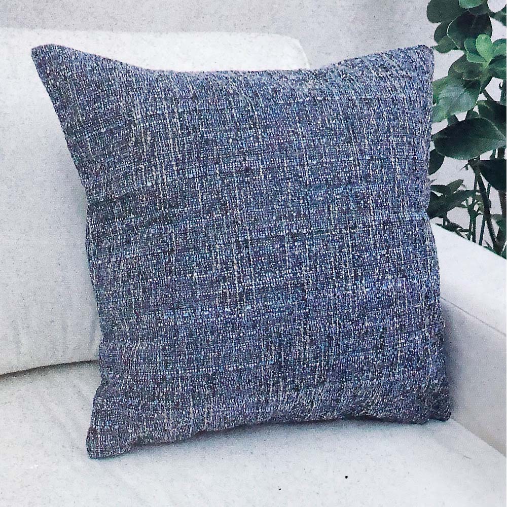 国産クッションカバー　メランジ　ＢＬ　６０ｘ６０ｃｍ