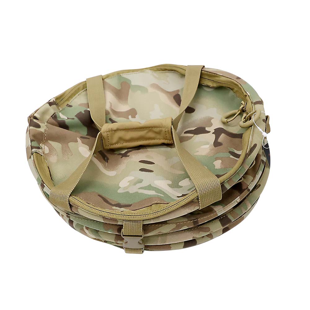 ＯＣ　テントインＰＯＰ　ＵＰ　トラッシュボックス　Ｃａｍｏ　直径３０ｘ高さ２７ｃｍ