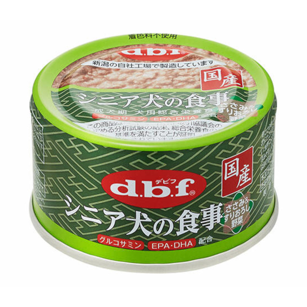 DBF　シニア犬の食事ささみ野菜　85g