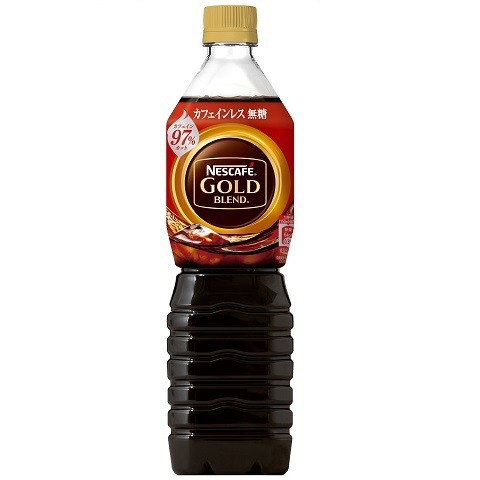 ネスレ ゴールドブレンドボトルコーヒー カフェインレス無糖　720ml
