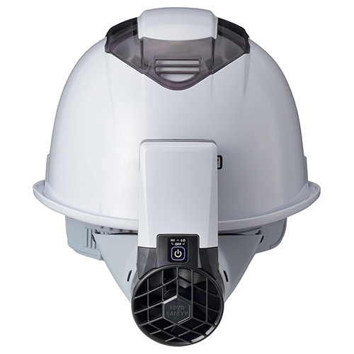 No7703　ヘルメット取付式送風機