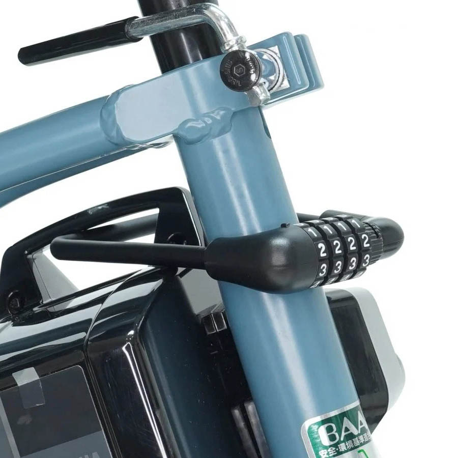 Eバイク用バッテリーロック SLダイヤル式BK