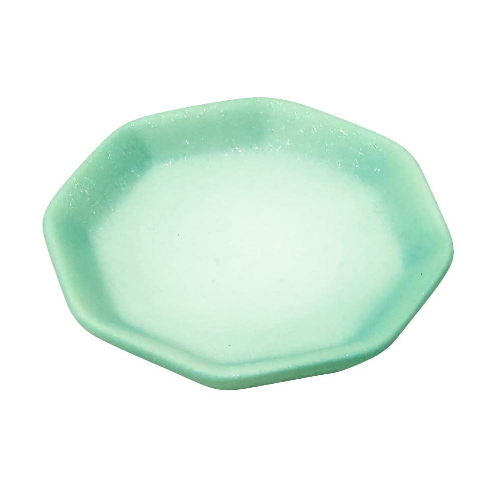 風水皿 緑