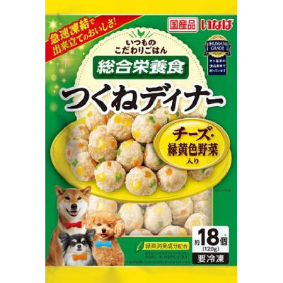 いなばペット つくねディナー チーズ･緑黄色野菜入り　120g