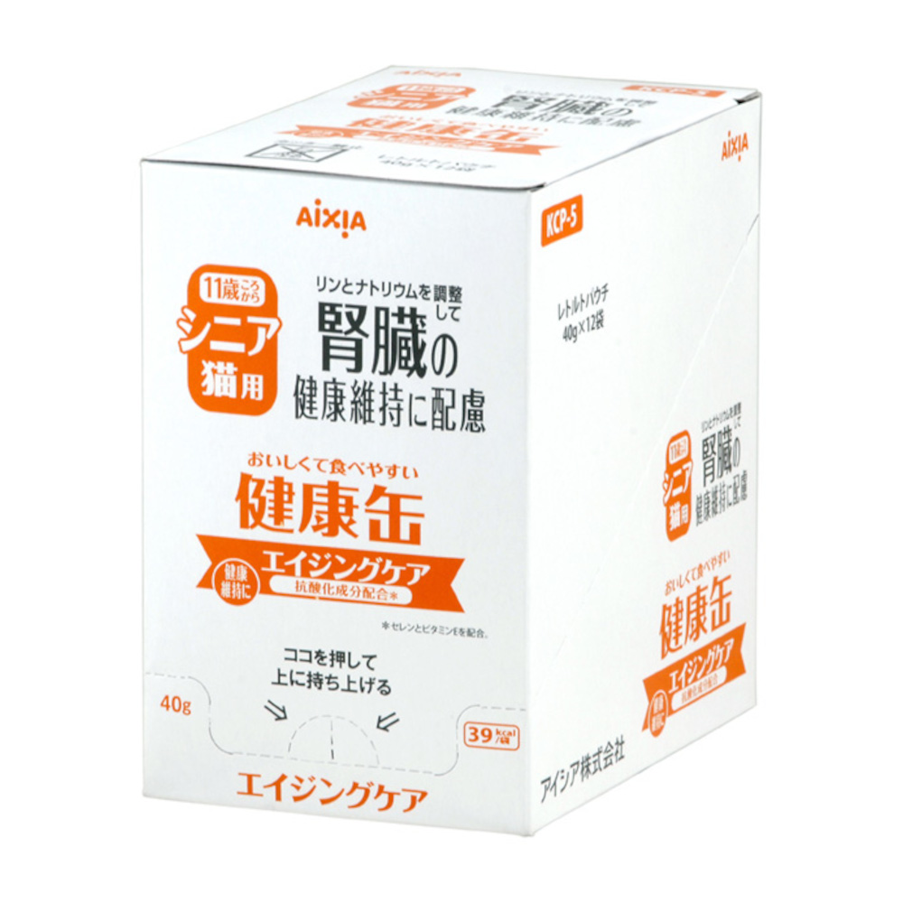 健康缶パウチシニア エイジングケア　40g*12P