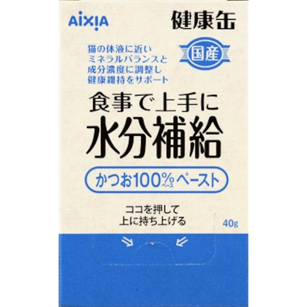 国産 健康缶パウチ水分補給かつおP　40g*12P