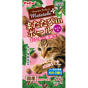 ペティオ　またたびボールお腹の健康　20g