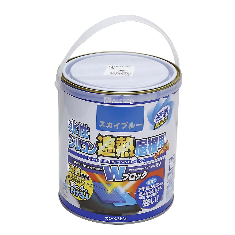 水性シリコン遮熱屋根用　スカイブルー　１．６Ｌ