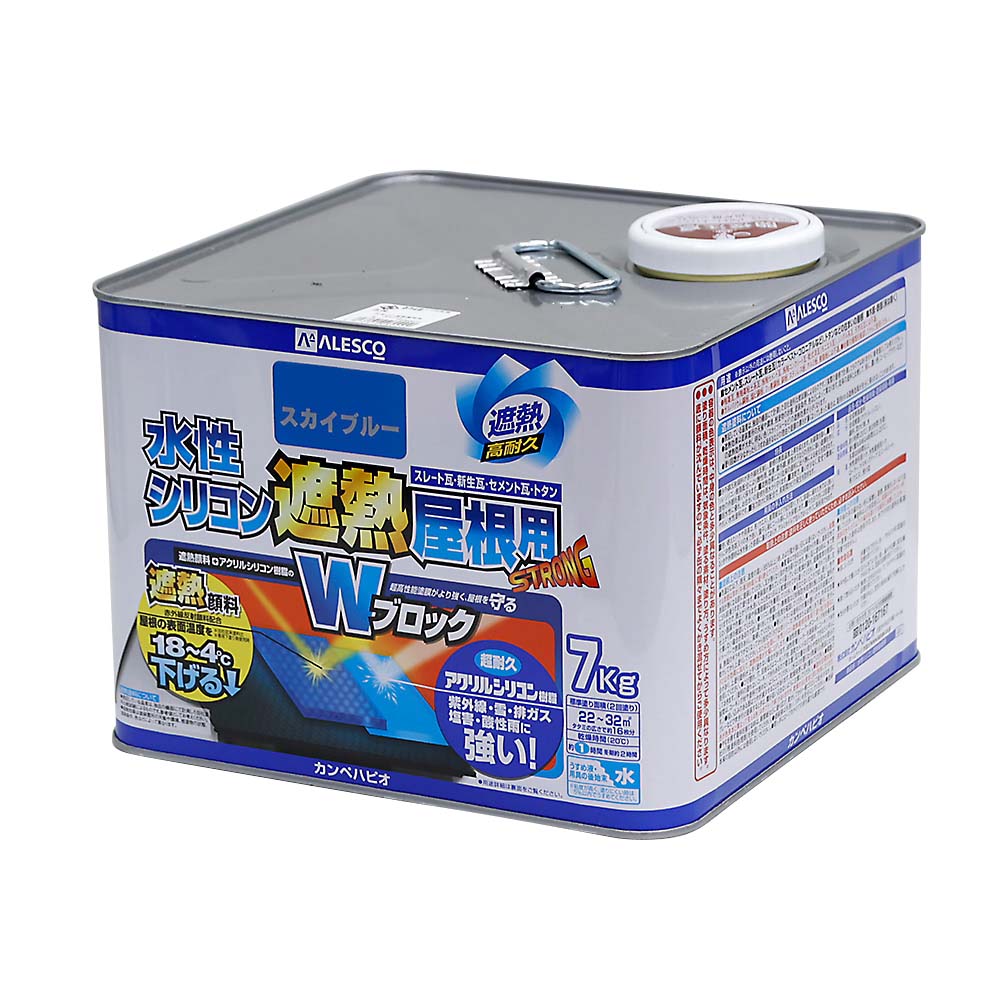 水性シリコン遮熱屋根用　スカイブルー　７Ｋ