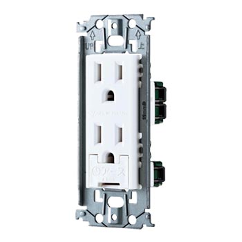 SOーSTYLE 埋込アース付接地ダブルコンセント　WTL11323MW