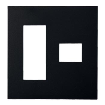 SO-STYLE 簡易耐火3コ+1コ用プレート マットブラック　WNS6774B