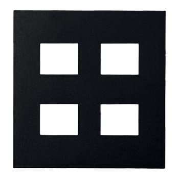 SO-STYLE 簡易耐火プレート4コ用 マットブラック　WNS6704B